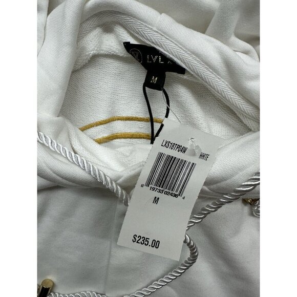 LVL XIII Level 13 Track Suit Jogger Game Day Fit Men’s M White Fleece NWTs - Picture 2 of 8